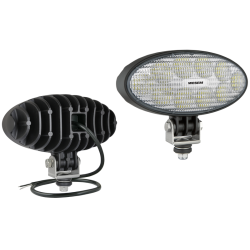 Lampa robocza LED 4000 lm przewód 0,5m owalna WESEM (kąt 60x25)